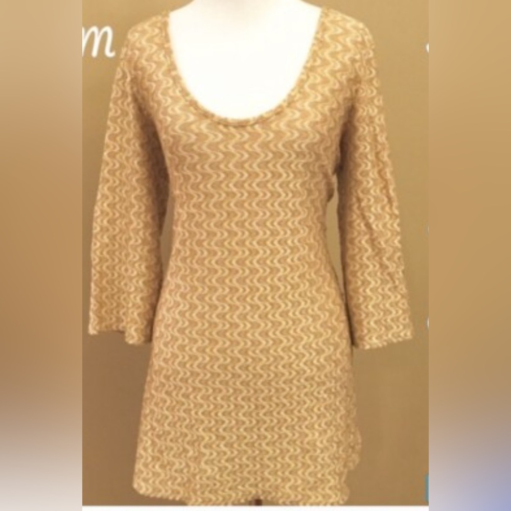 NWOT Jordan Taylor Gray Patterned Women's Swim Dress/Cover up